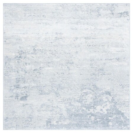 Safavieh 8 x 8 ft. Brentwood Contemporary Power Loomed Square Rug Ivory & Grey BNT822A-8SQ